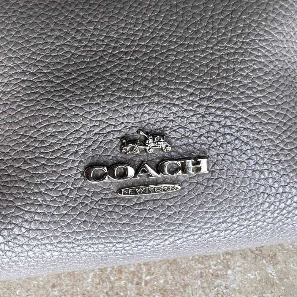 Coach Edie 28 Colorblock Leather Satchel Bag - image 6