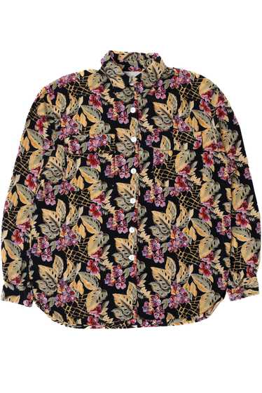 Vintage Floral Lisa Josephs Button Up Shirt