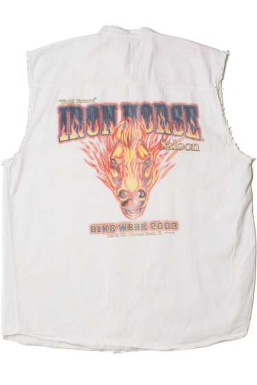 Vintage 2003 "Iron Horse Saloon" Bike Week Cut Off