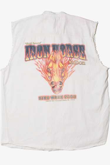 Vintage 2003 "Iron Horse Saloon" Bike Week Cut Off