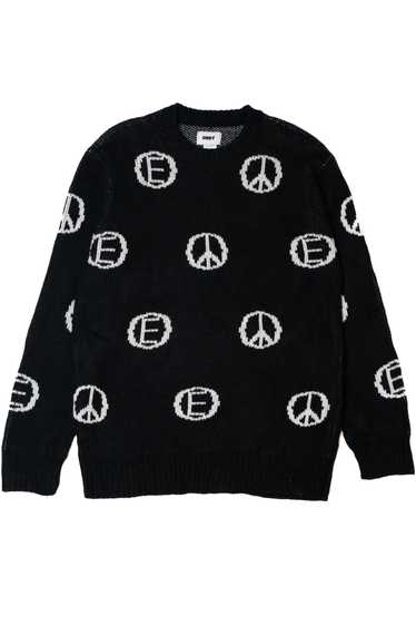 Obey Peace Spellout Sweater (2010s)