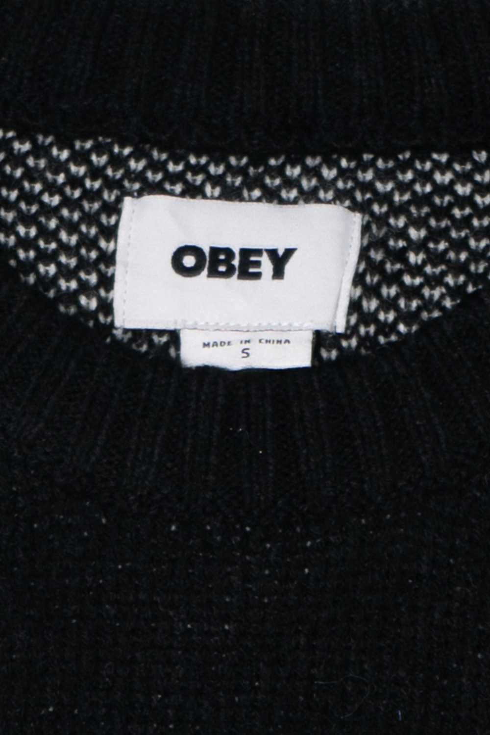 Obey Peace Spellout Sweater (2010s) - image 4