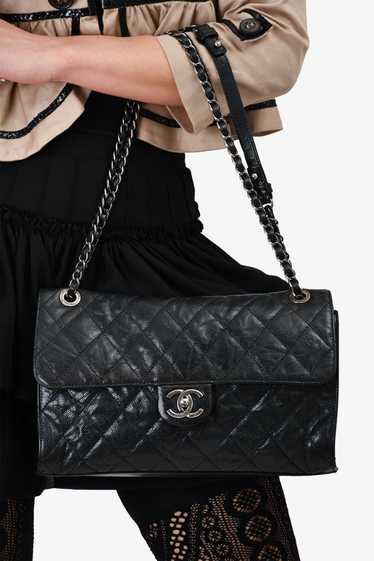 Pre-Loved Chanel™ 2013/14 Black Caviar Glazed Leat