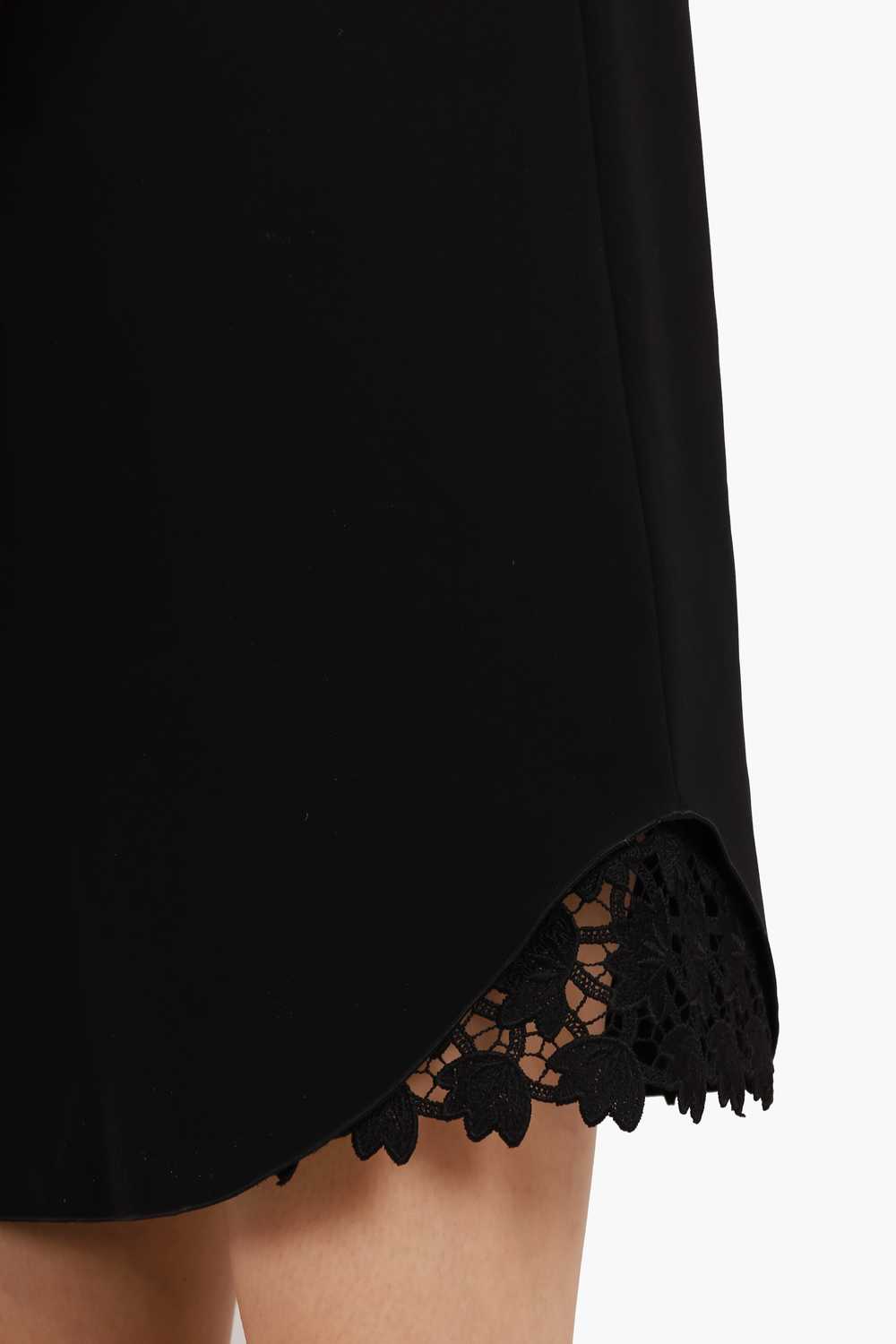 Max Mara Studio Black Lace Sleeveless Mini Dress … - image 5