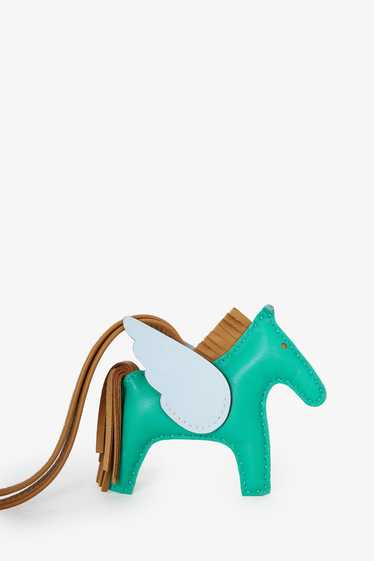 Hermès Green Milo/Swift Pegase Grigri Rodeo Bag C… - image 1