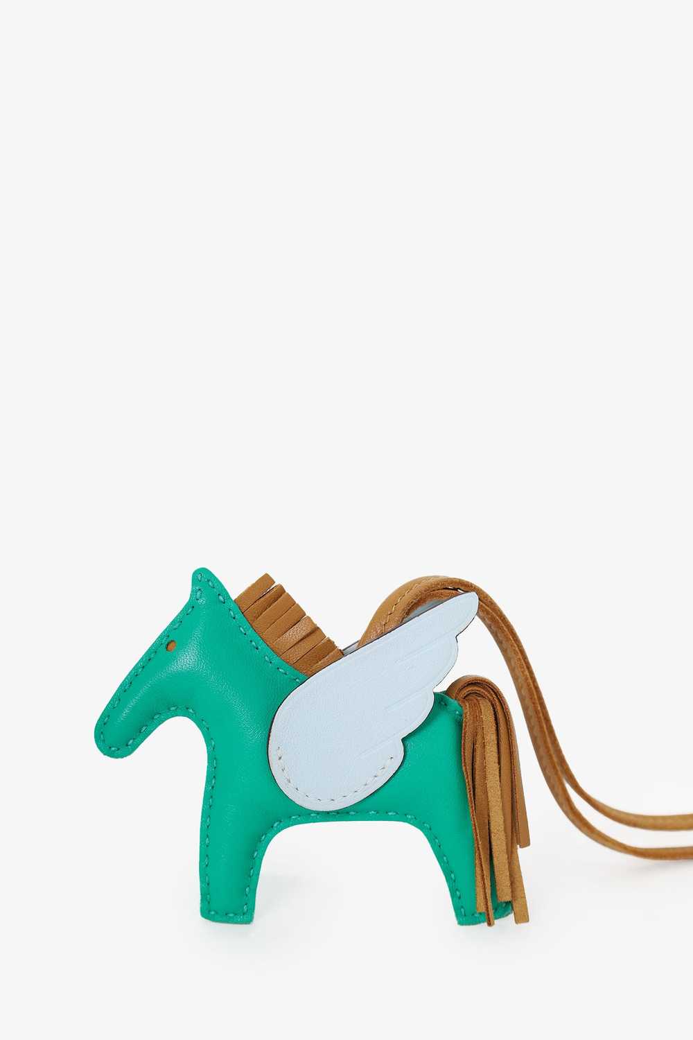 Hermès Green Milo/Swift Pegase Grigri Rodeo Bag C… - image 2