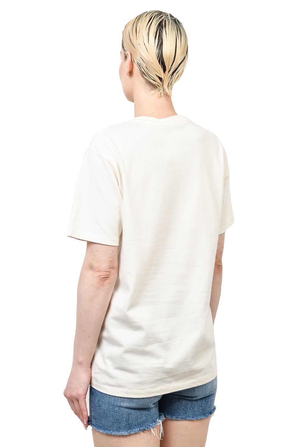 Gucci White Cotton 'Blade' Print T-Shirt Size XS - image 3