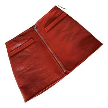 Courrèges Patent leather mini skirt