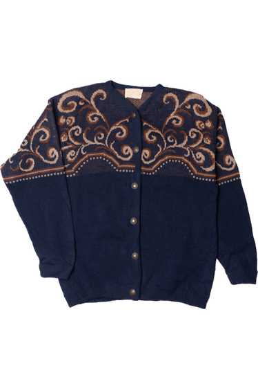 Vintage Navy Pendleton Cardigan Sweater