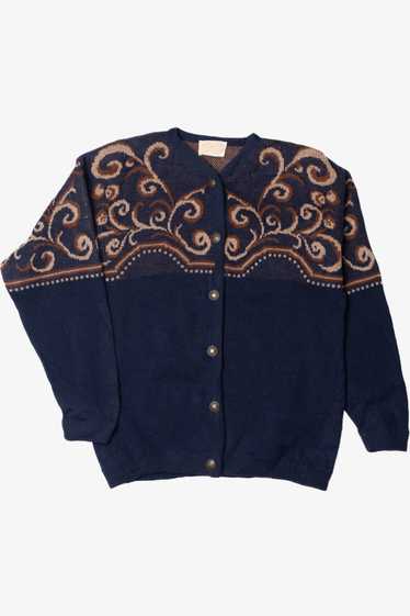 Vintage Navy Pendleton Cardigan Sweater