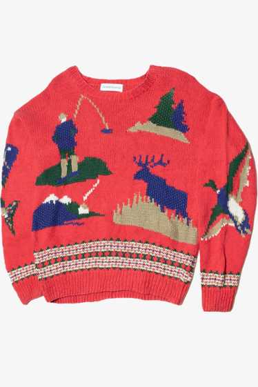 Vintage Hunting & Fishing Robert Scott Ltd. Knit … - image 1