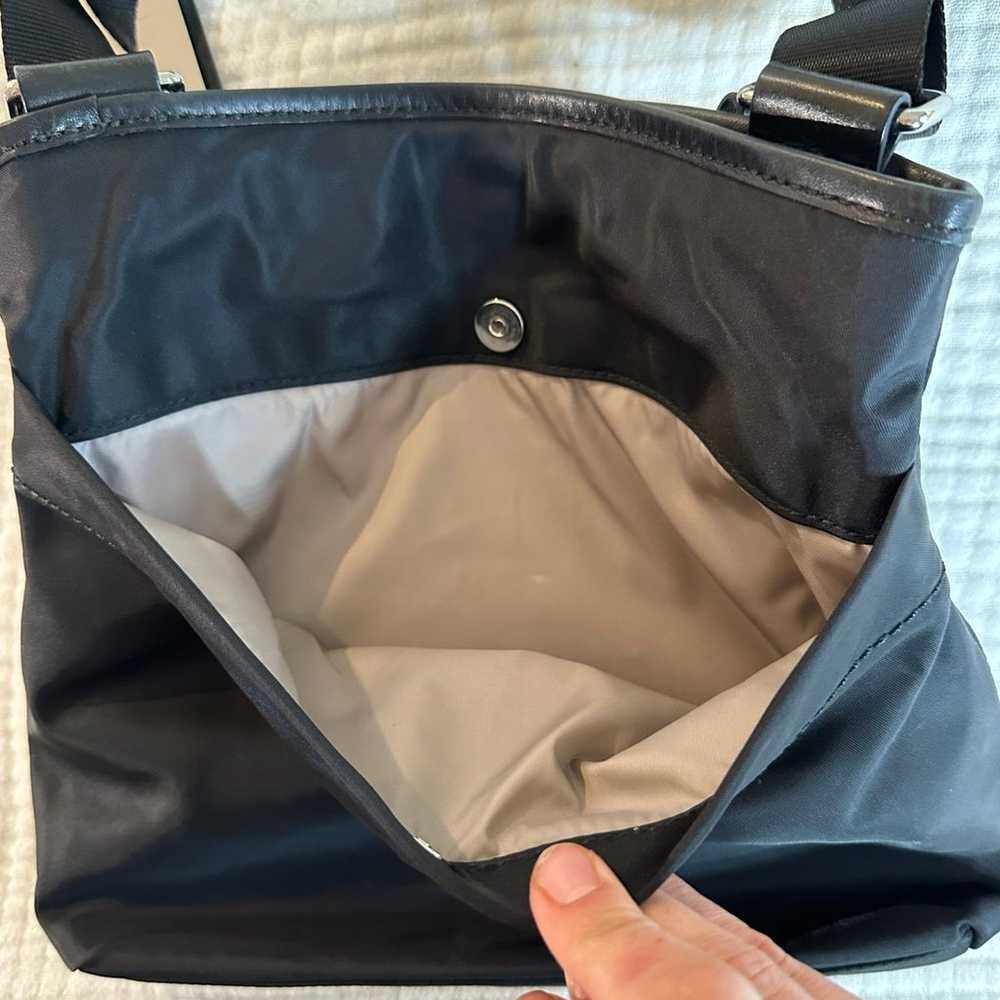 TUMI Voyager Crossbody Nylon Bag Purse - Black w/… - image 10