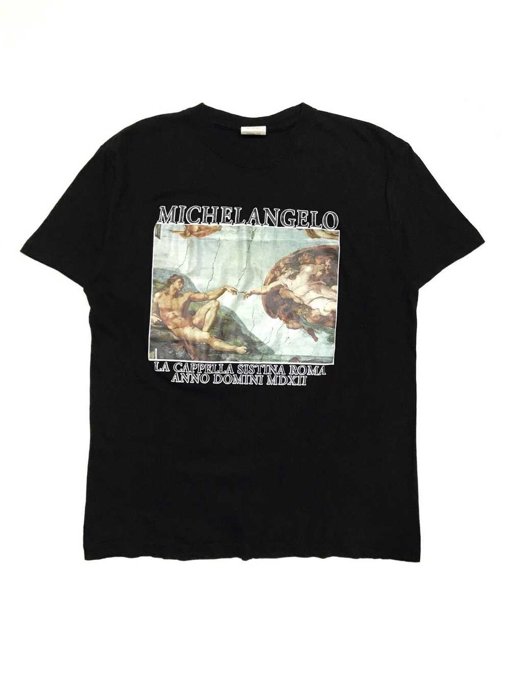 Vintage 90s Michelangelo “The Creation of Adam” T… - image 2