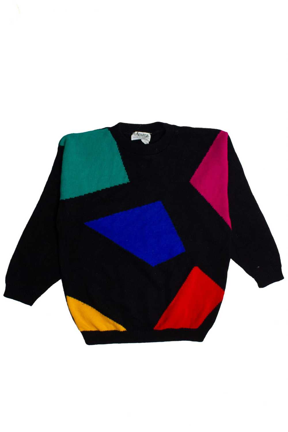 Vintage Abstract Sweater (1980s) - image 2