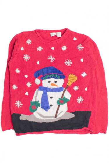 Red Ugly Christmas Pullover 61287 - image 1