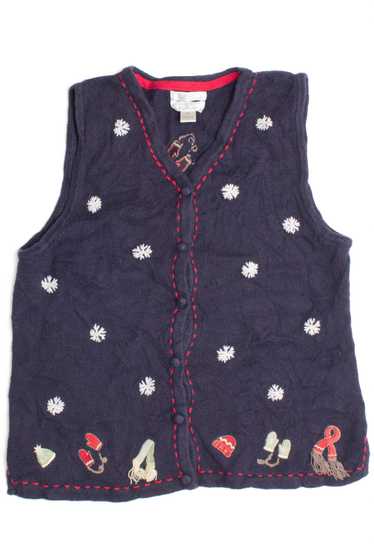 Blue Ugly Christmas Vest 61286