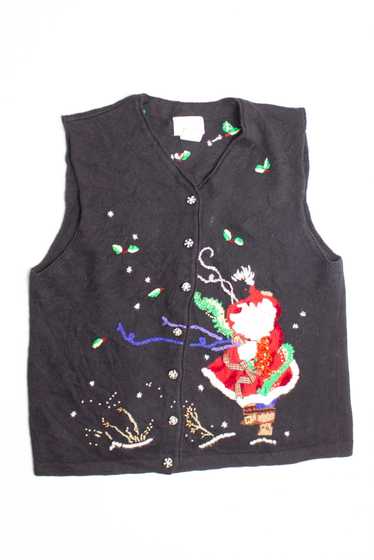 Black Ugly Christmas Vest 60549