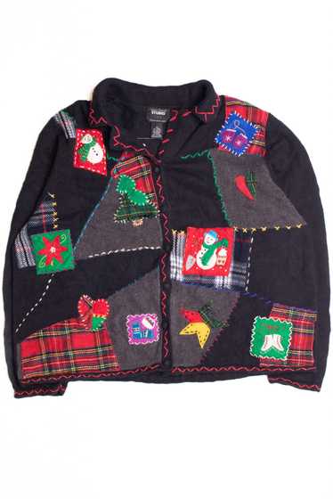 Black Ugly Christmas Cardigan 61162