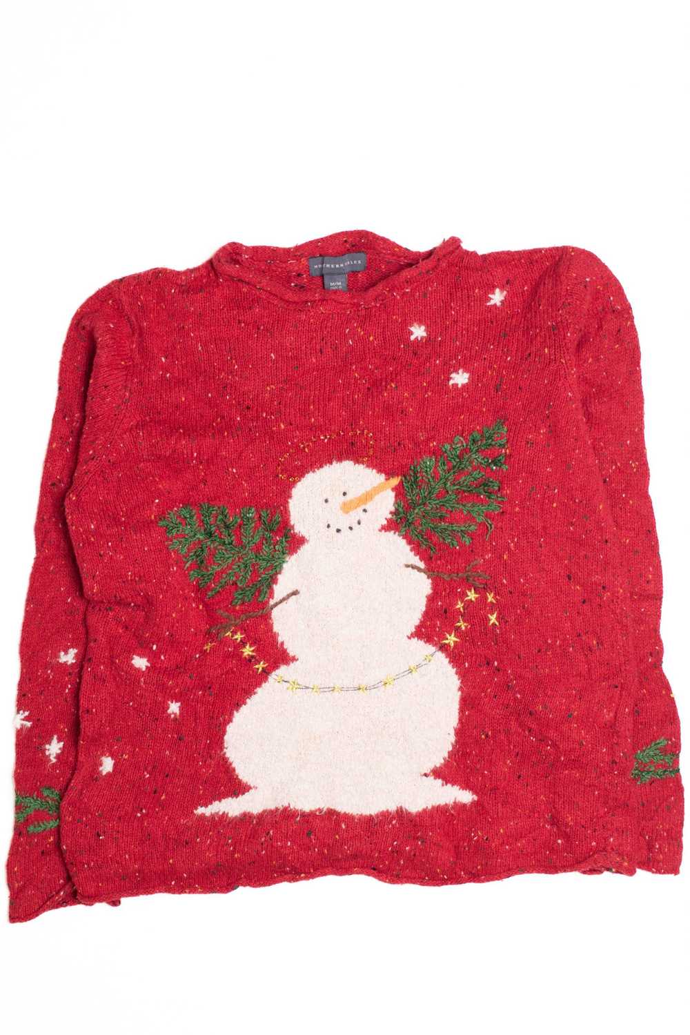 Red Ugly Christmas Pullover 61257 - image 2