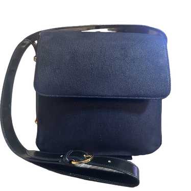 Vintage Ferragamo Textured snakeskin Shoulder Bag 