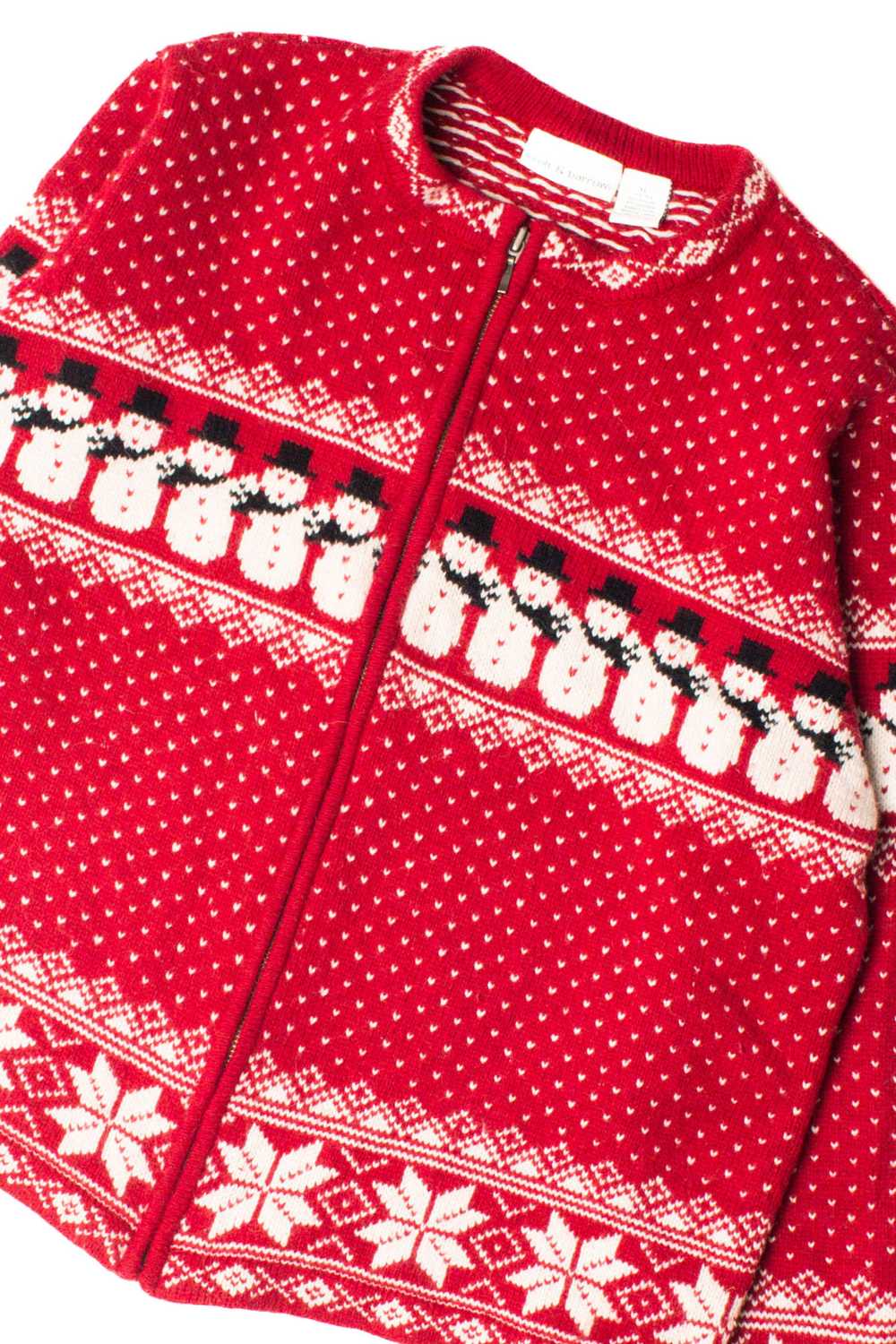 Nordic Snowmen Ugly Christmas Cardigan 59332 - image 1