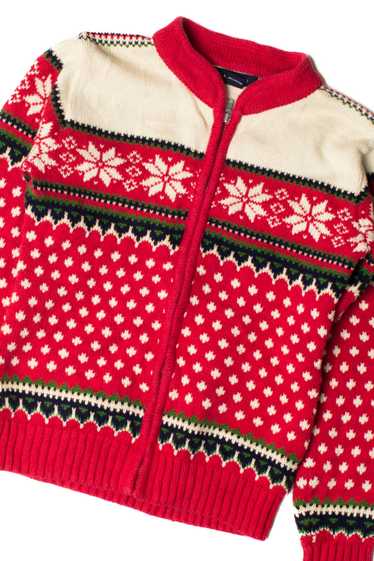 Red Nordic Christmas Cardigan 59299