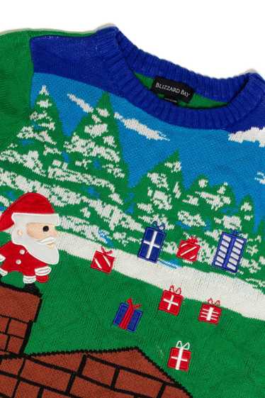 Green Santa Ugly Christmas Sweater 62001