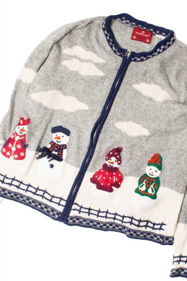 Snowmen Kids Ugly Christmas Cardigan 59318