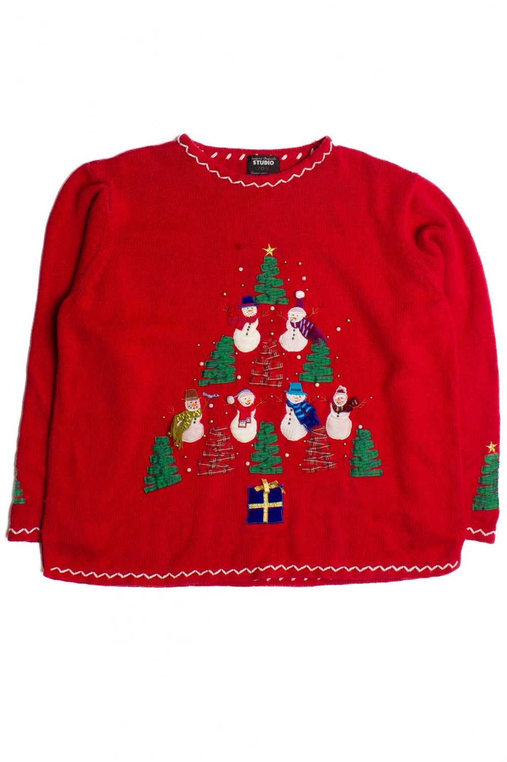 Red Ugly Christmas Pullover 60080 - image 2