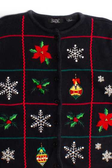 Black Ugly Christmas Cardigan 60079