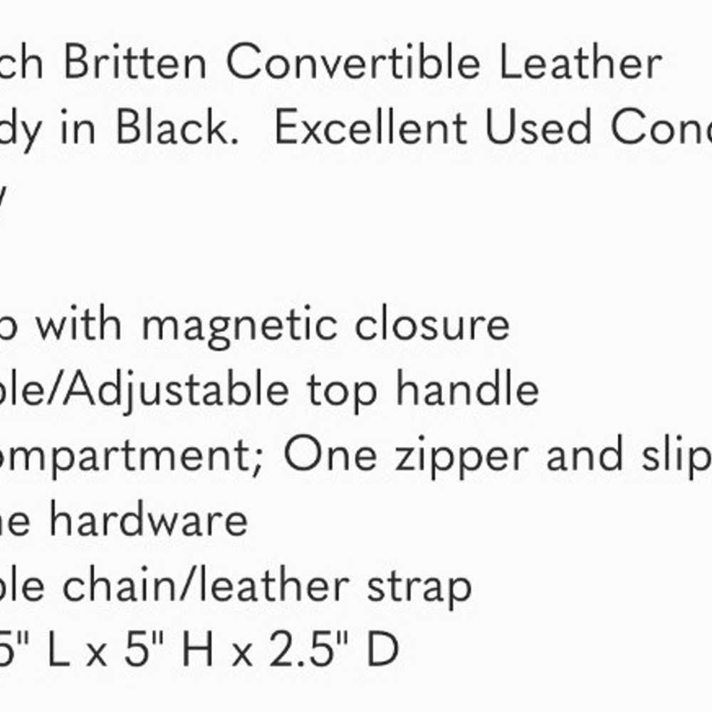 Tory Burch Britten Convertible Leather Crossbody … - image 9