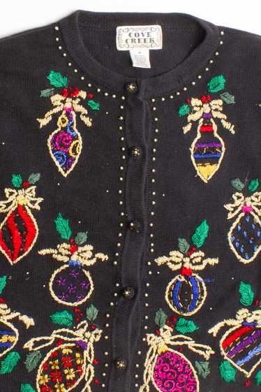 Black Ugly Christmas Cardigan 60256