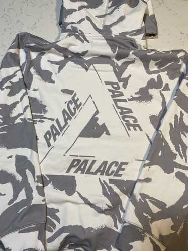 Palace Palace Pealed Grey Camo Hoodie Large