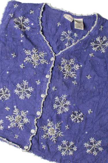 Blue Snowflake Ugly Christmas Vest 59256