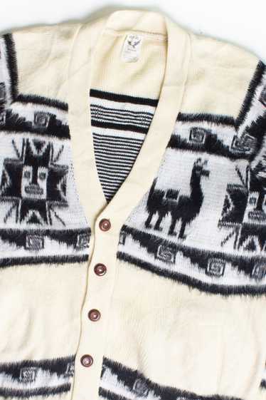 Vintage Ecuadorian Cardigan Sweater (1980s)