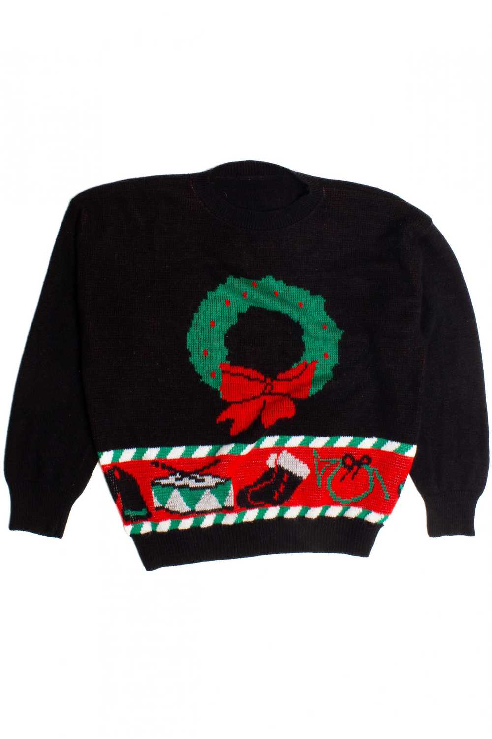 Black Ugly Christmas Pullover 60130 - image 2