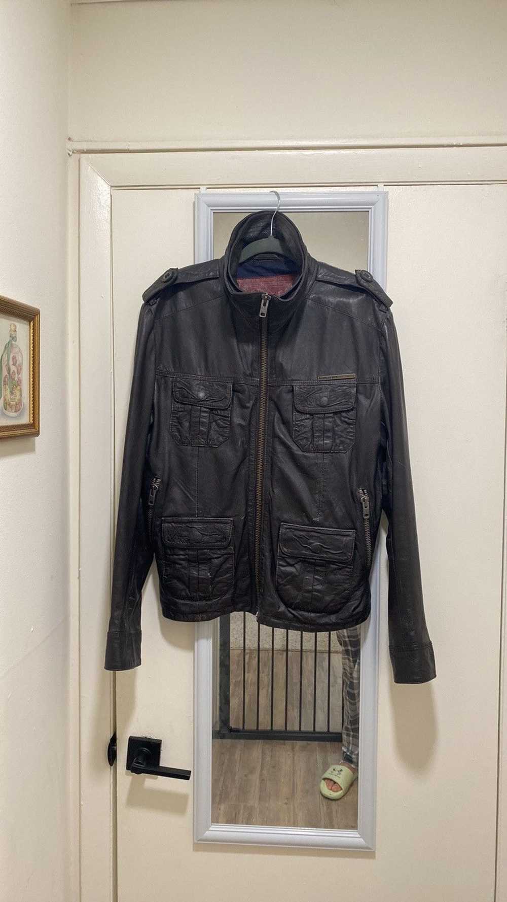 Superdry Superdry leather jacket vintage men sizeM - image 3