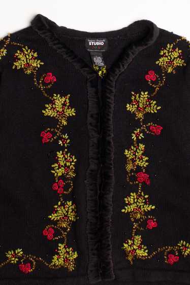 Black Ugly Christmas Cardigan 58956