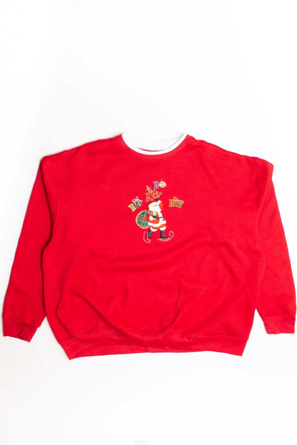 Red Ugly Christmas Sweatshirt 58937 - image 2