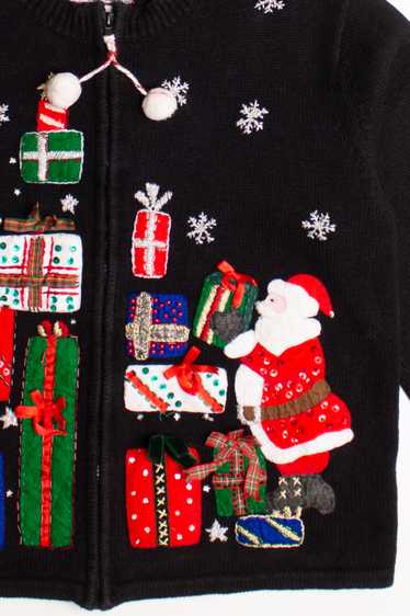 Black Ugly Christmas Cardigan 58953