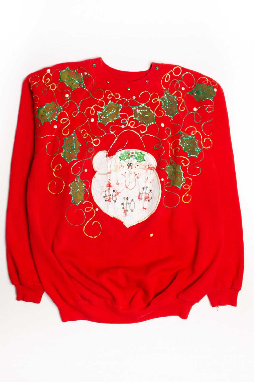 Red Ugly Christmas Pullover 58834 - image 2