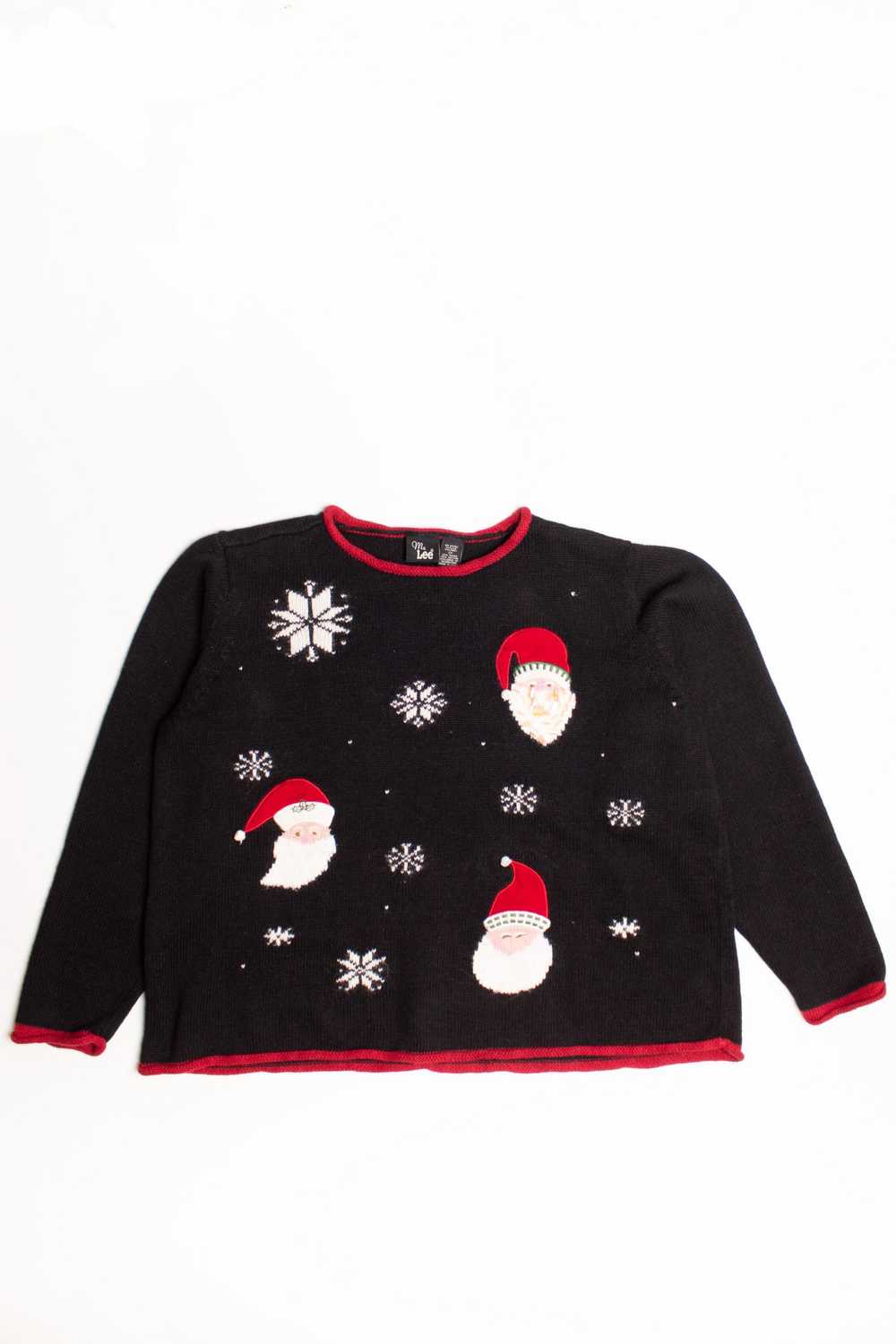 Black Ugly Christmas Pullover 58971 - image 2