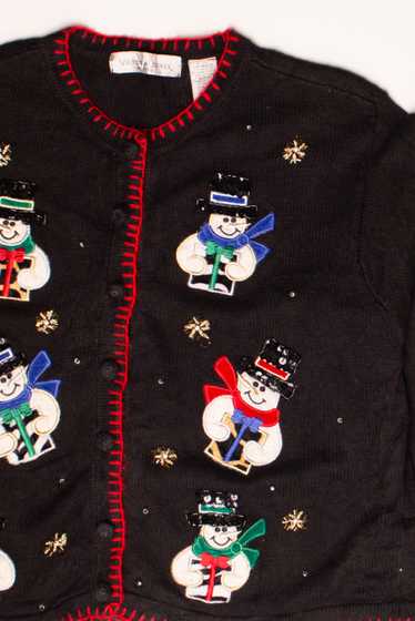 Black Ugly Christmas Cardigan 58656