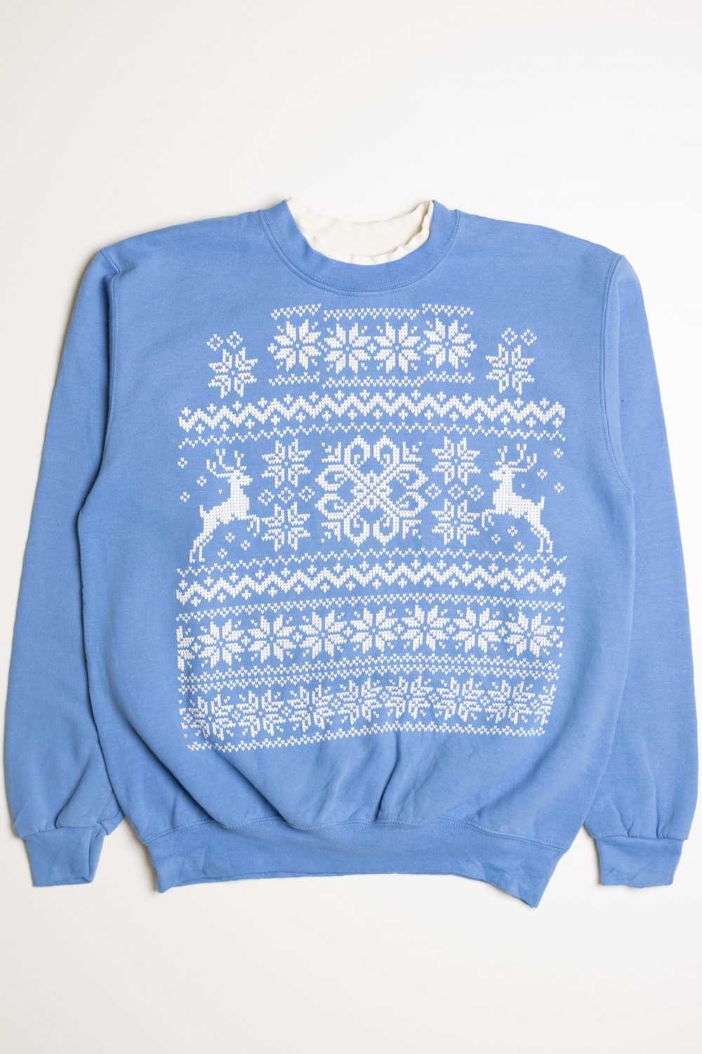 Blue Ugly Christmas Sweatshirt 59081 - image 3