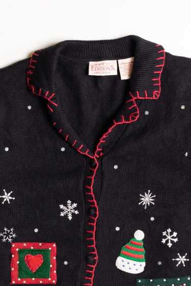 Black Ugly Christmas Cardigan 56847