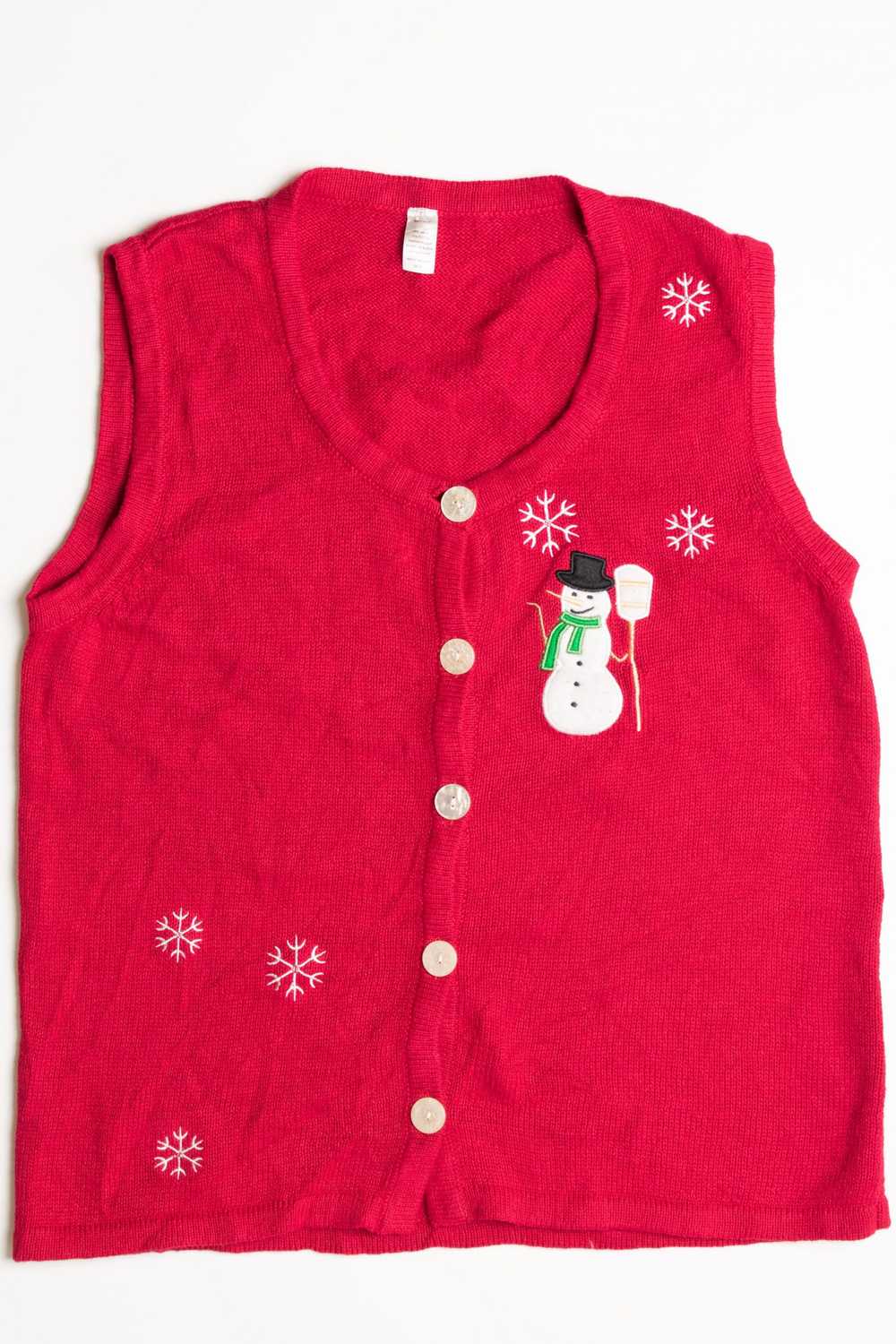 Red Ugly Christmas Vest 56811 - image 2