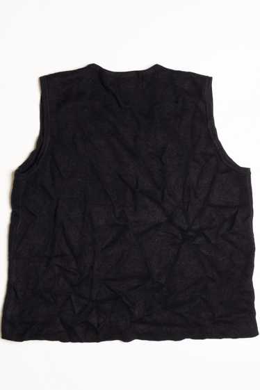 Black Ugly Christmas Sweater Vest 56781