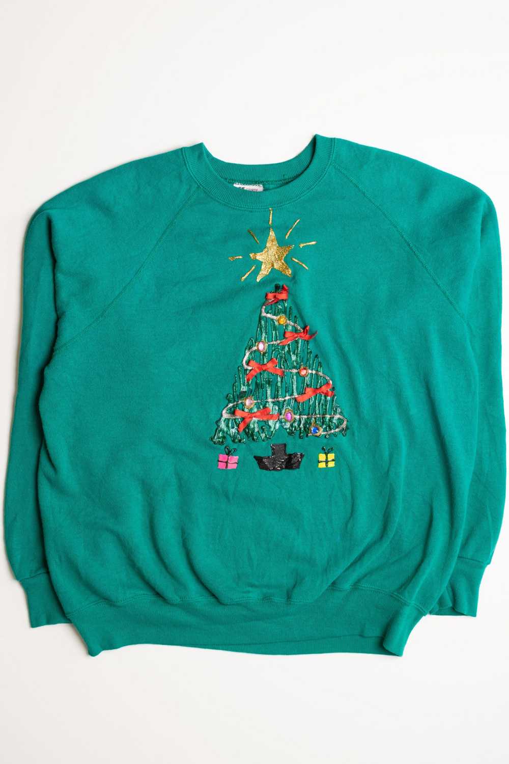Green Ugly Christmas Sweatshirt 56898 - image 3