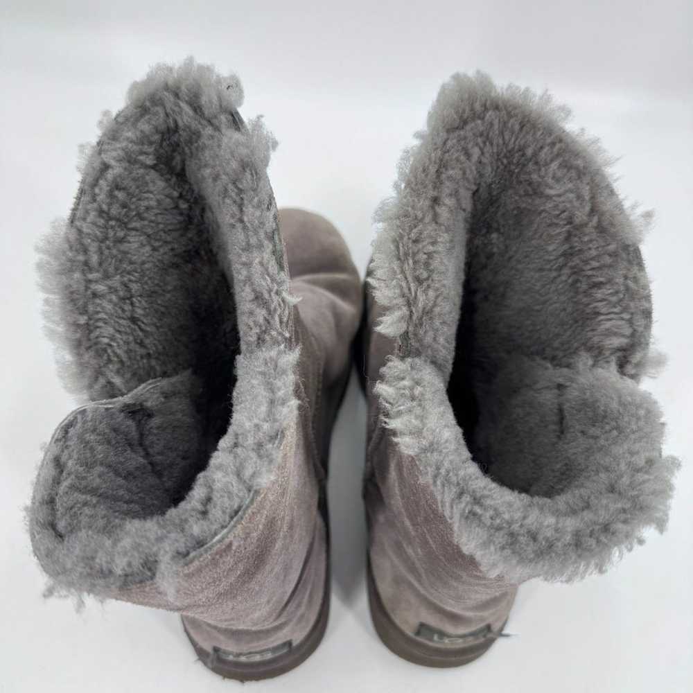 UGG Gray Constantine Side Stitch Fur Lined Boots … - image 10