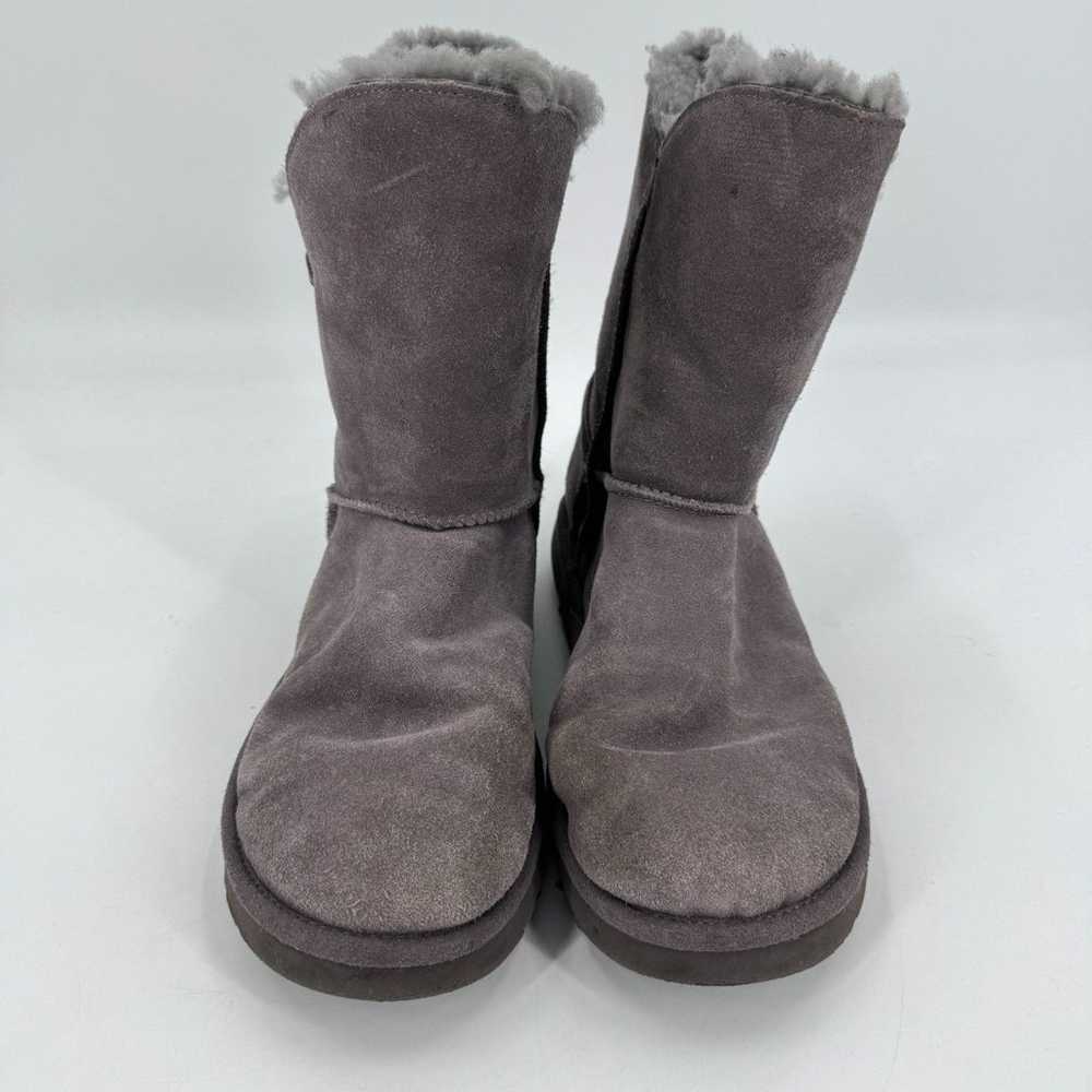 UGG Gray Constantine Side Stitch Fur Lined Boots … - image 5